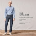 thumbnail image 4 of Levis Mens 514 Straight Jean, Everyday Indigo - Medium Indigo, 34Wx29L, 4 of 5