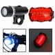 thumbnail image 5 of Luz de la bici Juego de luces traseras delanteras para bicicleta, faro LED para bicicleta, linterna trasera, kit de lámpara para ciclismo nocturno, lámpara de luz trasera para bicicleta de montaña Romacci Luz de la bici, 5 of 6