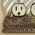thumbnail image 5 of Monacio Double Outlet Antique Silver One Size, 5 of 5