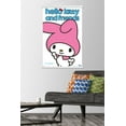 thumbnail image 2 of Hello Kitty and Friends: Hello - My Melody Feature Series Wall Poster with Magnetic Frame, 22.375" x 34", 2 of 5
