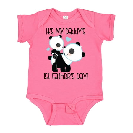 

Inktastic My Daddy s 1st Fathers Day Gift Baby Boy Bodysuit
