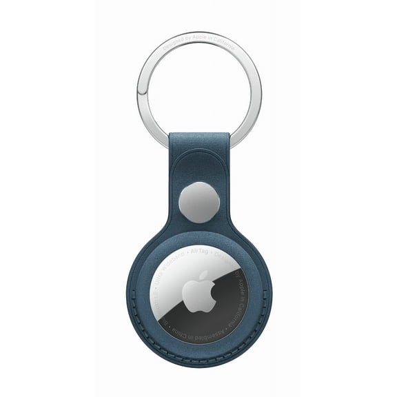 Apple Airtag FineWoven Key Ring Pacific Blue