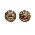 thumbnail image 3 of YZHMYR Metal Commemorative Coin Collectible Gift Male Enthusiast Exquisite Craftsmanship Historical Themed Memorabilia Vintage Collectible Decor For Home Office Desktop Display Collector Holiday Gift, 3 of 7