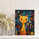 thumbnail image 2 of Qisvanset 12x16 Inch With Frame 2D Flat Wall Art Fun Colorful Animal Kids Nursery Bedroom Wall Decor Gift, 2 of 8