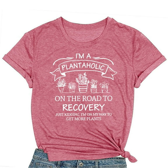 Women's T-Shirts Gardening Shirt for Women Gardening Tee Top Short Sleeve Gardener Design Casual Wear