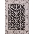 thumbnail image 1 of Ahgly Company Indoor Rectangle Mid-Century Modern Charcoal Gray Oriental Area Rugs, 2' x 3', 1 of 6