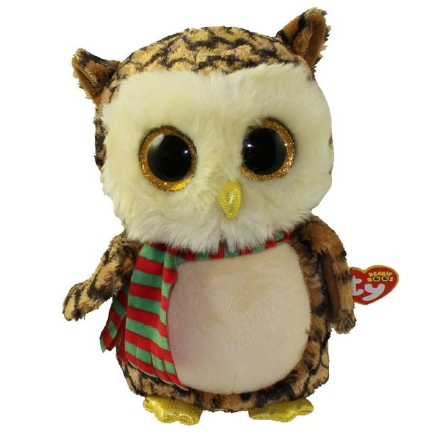 TY Beanie Boos - WISE the Owl (Glitter Eyes) (Medium Size - 9 inch) - Walmart.com - Walmart.com