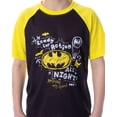 thumbnail image 3 of DC Comics Boys' Batman Ready For Action Shirt and Shorts 2 PC Pajama Set, 3 of 5
