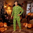 thumbnail image 6 of HTHLVMD Family Matching Pajamas, Halloween Sleep Set, Long Sleeve Loungewear, Print Pjs, Family Pajama Set Winter Cute Printed 2 Piece Long Sleeve Nightwear Warm Loungewear Soft Sleepwears, L, 6 of 6