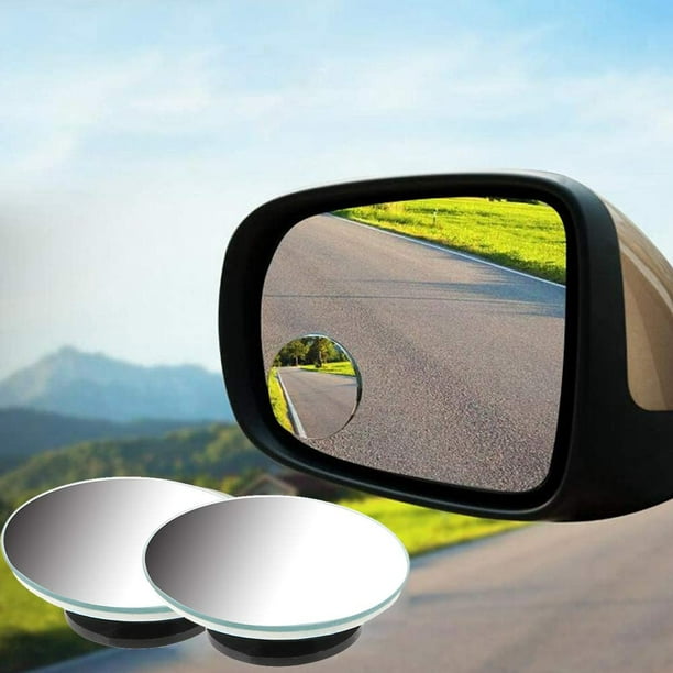 Miroir Convexe Rond Réglable À 360 Degrés Rétroviseur De Voiture
