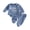 Blue, variant on Cjfdfy Newborn Baby Boy Fall Outfit Mama's Boy Embroidery Ribbed Long Sleeve Romper Elastic Waist Pants 2 Piece Set Infant Cute Coming Home Fall Winter 0-12M