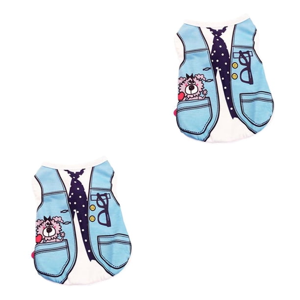 Methold Ropa para mascotas Suministros universales para mascotas Accesorio de ropa de estilo simple Encantador Interesante Primavera Verano Type4 NO4