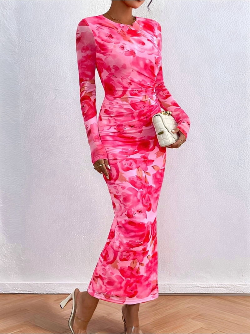 pink tight fitted dress Pink Tight Fitted Midi Dress Topshop Jacquard Midi Dress Rent Topshop Jacquard Fluted Sleeve