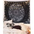 thumbnail image 1 of Tapiz bohemio para colgar en la pared, tapiz floral beige y blanco Ormromra HMHZ1634-5, 1 of 5