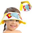 thumbnail image 1 of JP Casquette de Douche Bébé Ajustable en EVA Douce - Visière de Bain Imprimée Dessin Animé pour Tout-Petits, Protection des Cheveux pour Shampooing et Lavage, Jaune, 1 of 6