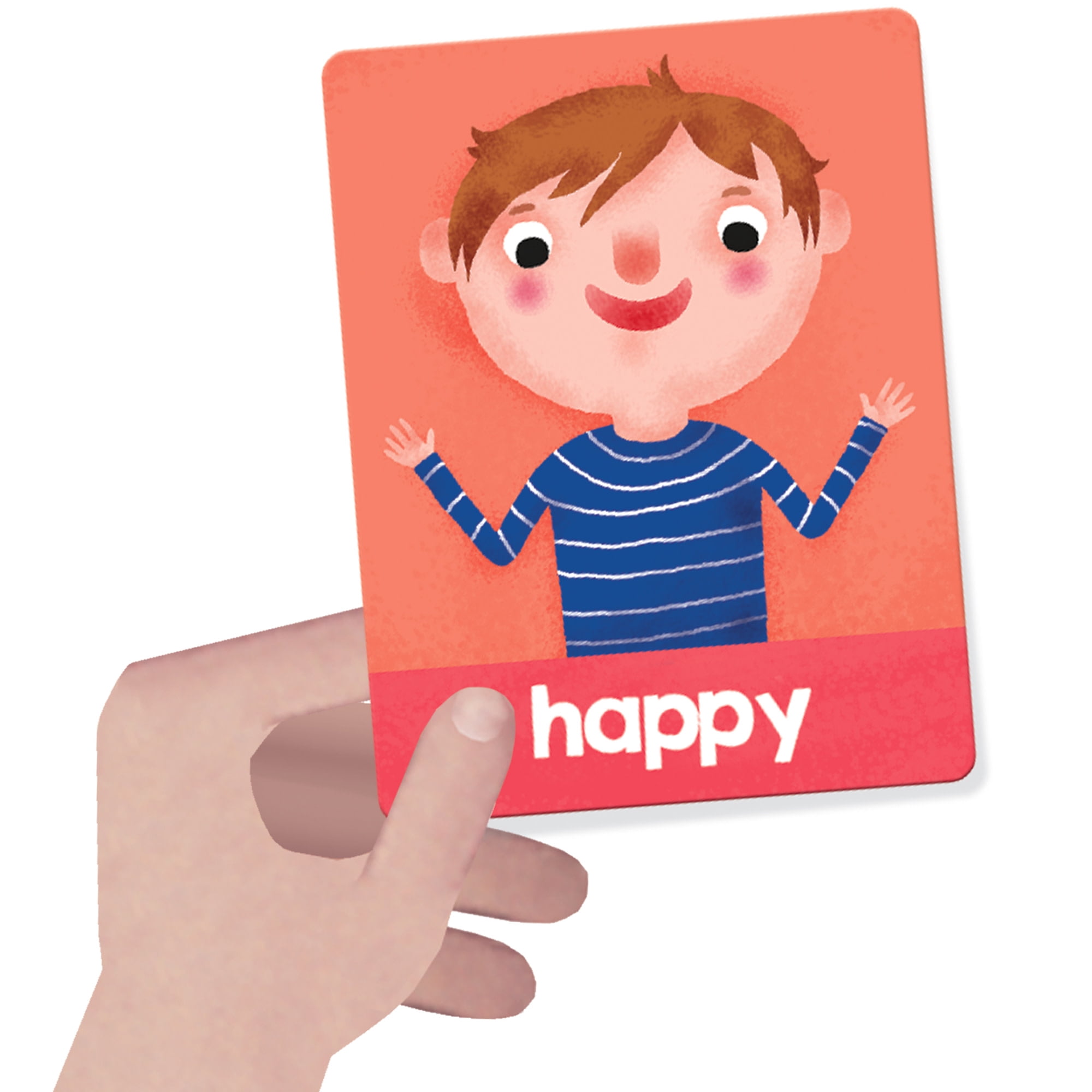 Headu: Maxi Flashcards - Emotions & Actions - Social Development Game, Expressions Play, Autism Support Material, Montessori Activity, Toddlers 1-4