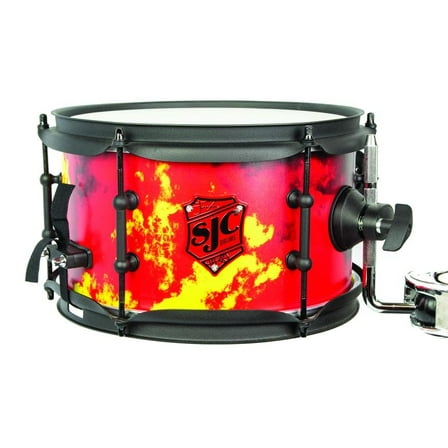 SJC Josh Dun Inferno Side Snare Drum 6x10 Poplar Custom Wrap