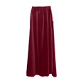 thumbnail image 4 of Arlun Women's Ankle Length High Waist A-Line Flowy Long Maxi Skirt with Pockets High Waisted Simple Solid Color Elegant Long Skirts Plus Size Outfit XL, 4 of 5