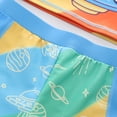 thumbnail image 6 of NAFUU Toddler Boys Swimsuit Cartoon Print Swimwear Long Sleeve Rash Guard Swim Trunks Water Activities Beachwear For Babies Sizes 4-5 Years, 6 of 7