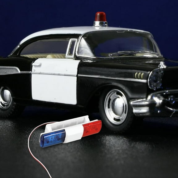 Worgeous 1 Pcs Light Bar Model Car Headlight Blue Flashing Light For Hobbyists