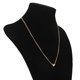 thumbnail image 4 of Collar de Clavícula de Cadena Corta Simple de 2 Piezas Colgante de de Amor Pequeño Colgante de Oro Fernando Collar con colgante de amor, 4 of 8