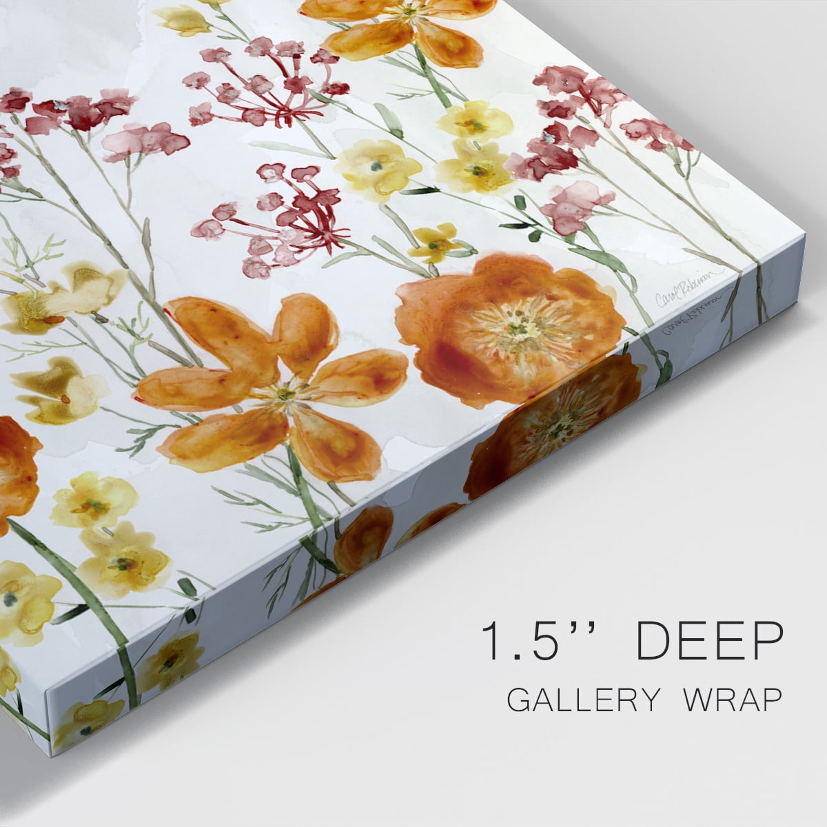Grateful Catalina Bouquet Premium Gallery Wrapped Canvas - Ready to Hang