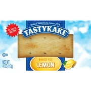Tastykake Baked Lemon Pie, Individually Wrapped Soft Baked Crust Lemon Flavored Snack Pie, 4 oz