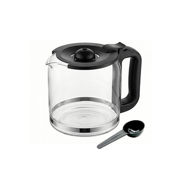 Glass Coffee Carafe Replacement for Compatible with 14-Cup & Crux Artisan Series Coffee Machines - Durable Coffee Pot with Measurement Markings