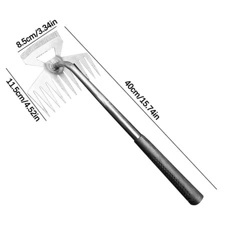 

DagobertNiko Garden Weeding Artifact Turning The To Plant Vegetables Weeding Rake Agricultural Garden Tool Rake Artifact
