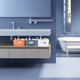 thumbnail image 4 of Plastic storage basket organizer with handles for bathroom kitchen bedroom cosmetics - 6 pieces, 4 of 4