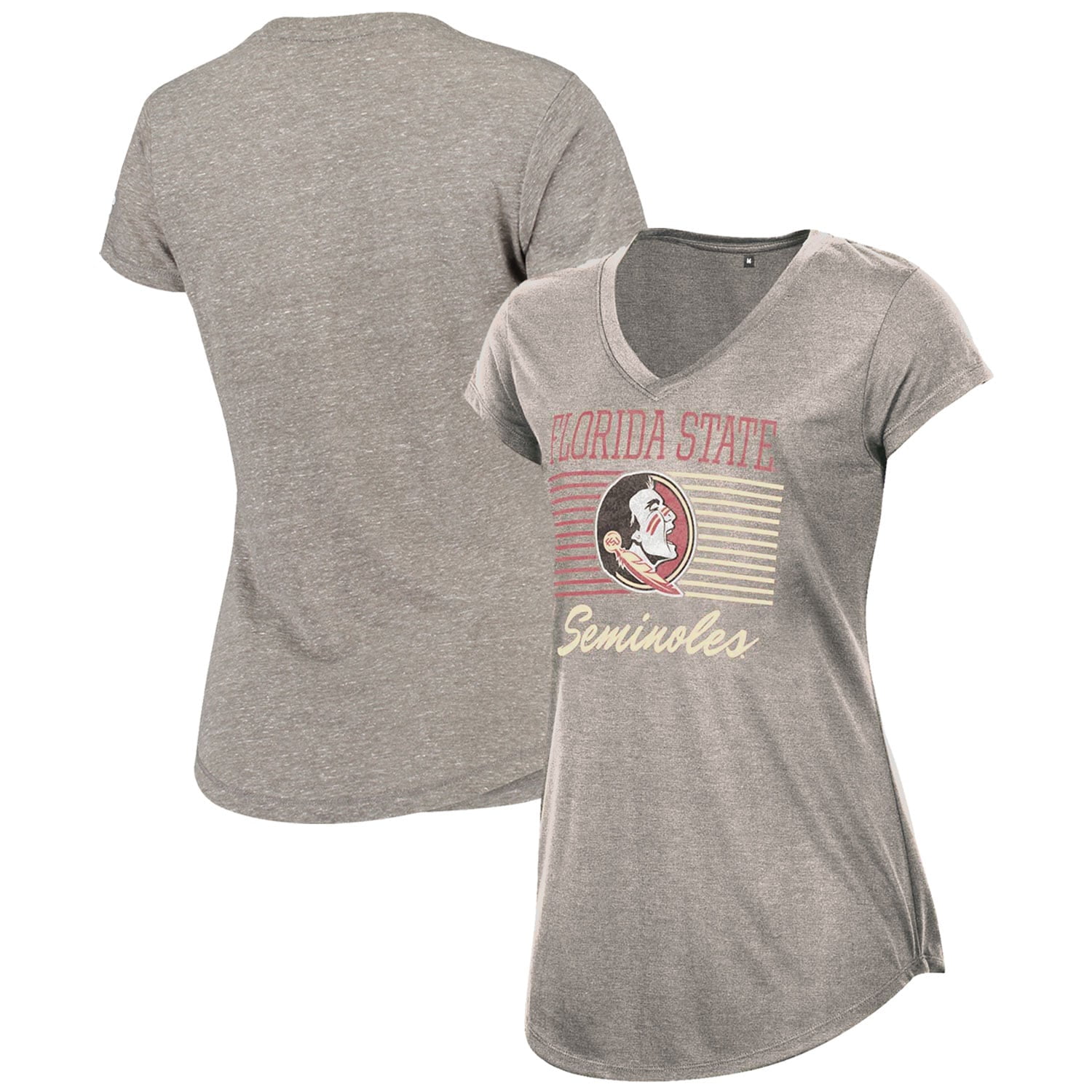 Women's Russell Athletic Heathered Charcoal Florida State Seminoles ...
