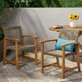 thumbnail image 3 of HAMPTON WOOD AND WICKER DINING CHAIR( SET OF 2 ), 3 of 6