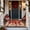 Red, variant on Christmas Kitchen Mats, 16 x 24" Washable No-Slip Christmas Tree Kitchen Rugs, Set of 2 Winter Holiday Decor Low-Profile Door Mat for Floor