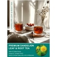 thumbnail image 3 of TeeLux Dandelion Leaf & Root Tea, Robust Roasted Dandelion Root with Mild Dandelion Leaf, 100 Count, 3 of 9