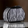 thumbnail image 6 of Benjara Wigi 12" Accent Lamp- Purse- Zebra Animal Print- Black White Faux Fur, 6 of 6