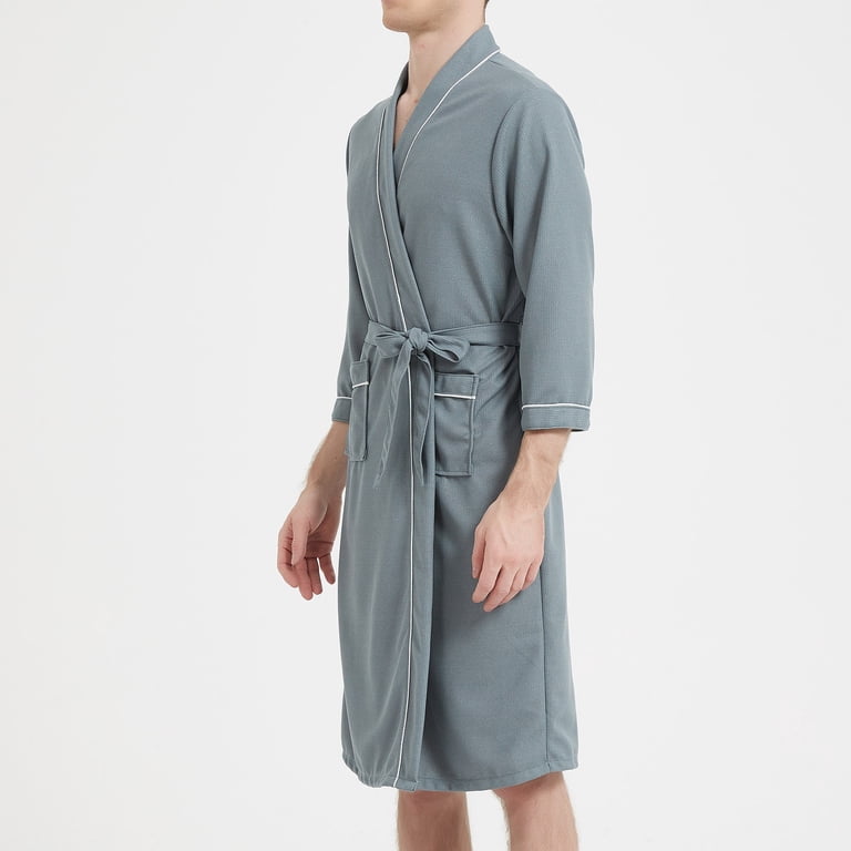 white christmas dresses Lightweight Men's Bathrobe - Oxford main image 1
