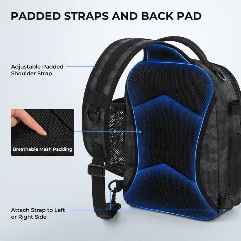 KastKing BaitSpace Fishing Sling Bag with Rod Holder photo 4