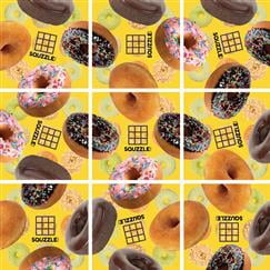 Squzzle Puzzle – Donuts Pattern Brain Teaser | 9-Piece Screen-Free Puzzle Game for Focus & Problem Solving | Fun Travel Activity & Classroom Gift for Kids & Adults
