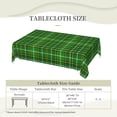 thumbnail image 6 of Rectangle Table Cloth, Scottish Clan Forrester Hunting Tartan Plaid Resistant Washable Tablecloth Decorative Table Cover for Dining, Indoor and Outdoor, 6 of 6