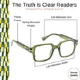 thumbnail image 3 of Optimum Optical Signature Blue Light Filtering Readers - The Truth is Clear, +3.0, 3 of 7