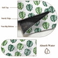 thumbnail image 6 of Tropical Leaves Area Rugs 4'x6', Washable Small Throw Rugs for Office Bathroom, Boho Green Palm Monstera Leaf Botanical Indoor Outdoor Rug Non-Slip Low Pile Carpet Runner Reversible Floor Mats, 6 of 8