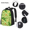 thumbnail image 3 of Balery Green Avocado Mochila escolar 3 en 1 para niños: mochila resistente con lonchera térmica y estuche para lápices. Mochila escolar para niños y niñas., 3 of 7