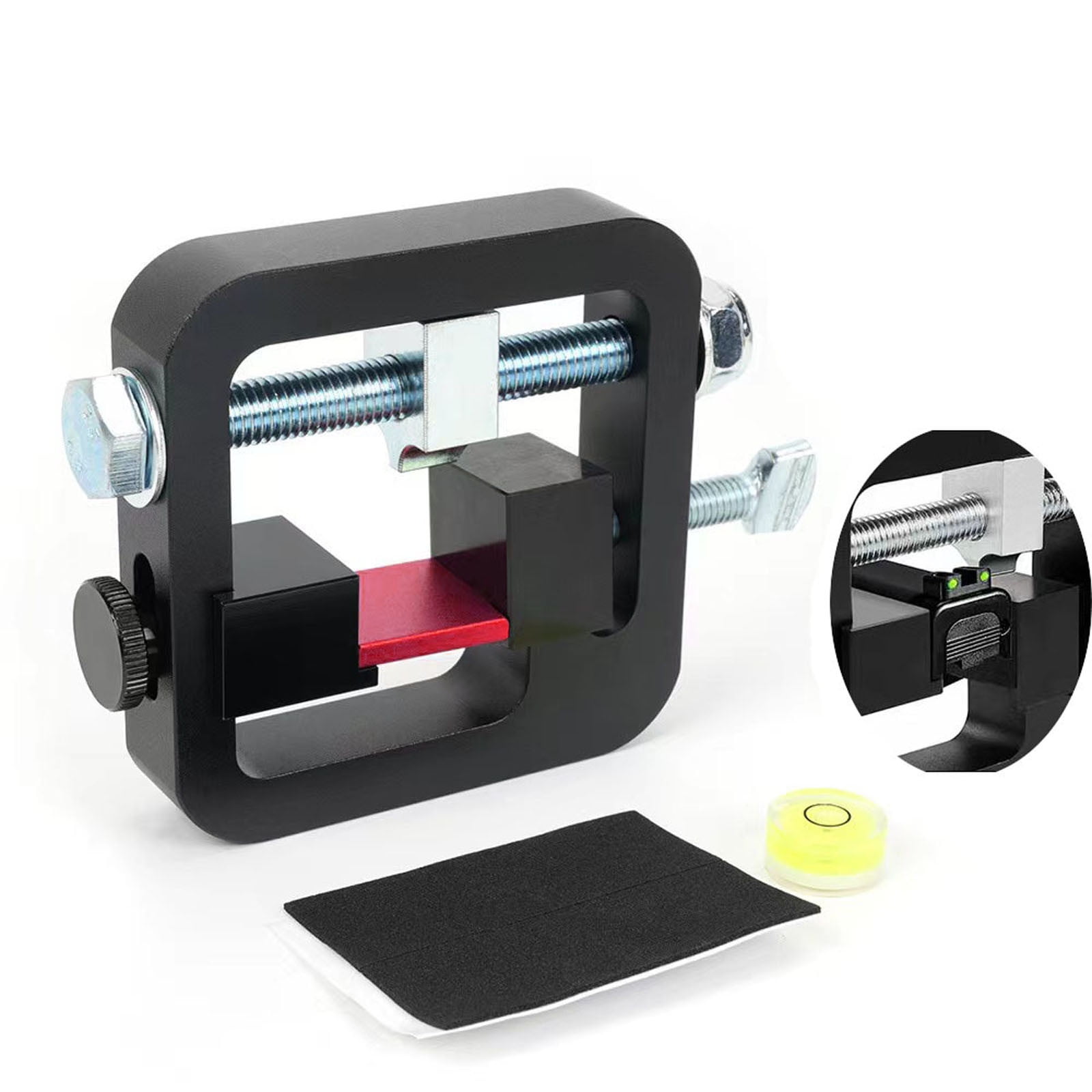 Sight Pusher Tool, Universal Handgun Sight Adjustment for 1911/Glock/Shield/Sig, Bead Disassembly Tool, Front Rear Sight Removal Tool Auto Repair