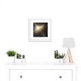 thumbnail image 2 of Space NASA Formation Star Planet System Illustration 8X8 Inch Square Wooden Framed Wall Art Print Picture with Mount, 2 of 4