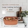 thumbnail image 2 of Copper Chef Cookware Set, 5 Pcs Non Stick Deep Frying Pan, Fry Basket, Steamer , Dishwasher Safe, 2 of 8