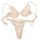 thumbnail image 4 of Conjunto de ropa interior sexy con sujetador de tres puntos para mujer - Nailon/Spandex, cintura baja, 4 of 4