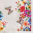 thumbnail image 4 of Maison d' Hermine Happy Florals - High Summer 100% Cotton Table Runner for Party | Dinner | Holidays | Kitchen | Spring/Summer [Double Layer (14.5 Inch by 72 Inch)], 4 of 5