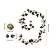 thumbnail image 2 of Artificial Maple Leaf Lamp String 10ft Halloween Plastic Bright And Cute Multicolor 300cm Holiday Sturdy Black Party Rattan, 2 of 14