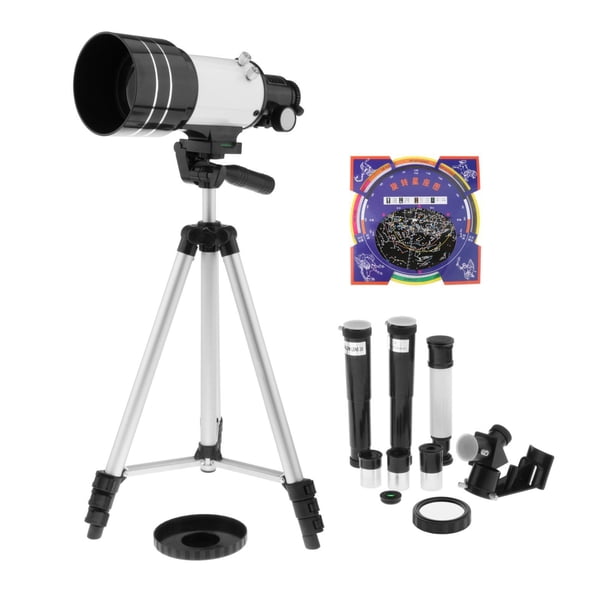 Telescopio, Telescopios para niños, 70 mm, Telescopio para niños principiantes, Totalmente Tipo C