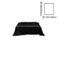 thumbnail image 2 of Uutvery Solid Color Satin Flat Sheet, Queen Size 66x88 Inch Bed Sheet, Silk Like Feel Easy Care Sheet, Wrinkle Fade Resistant Luxury Bedding, 2 of 6
